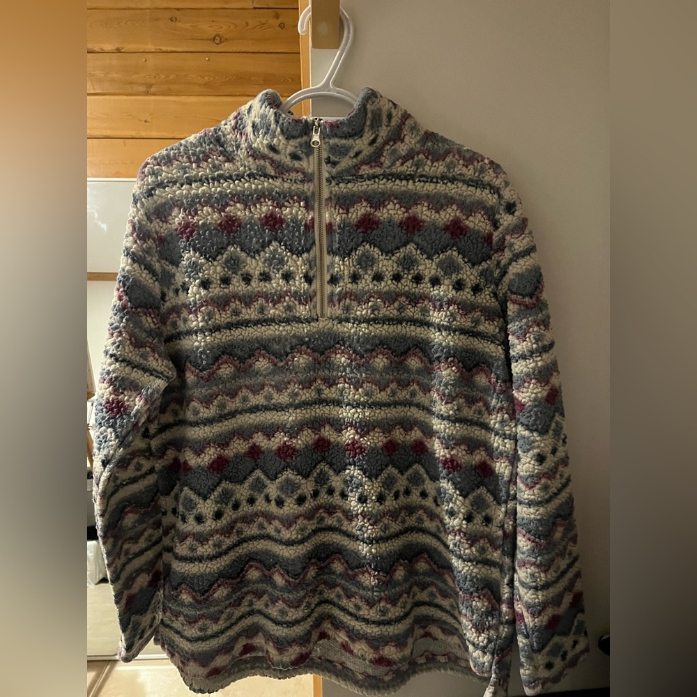 Como Vintage Zip Up Sweater